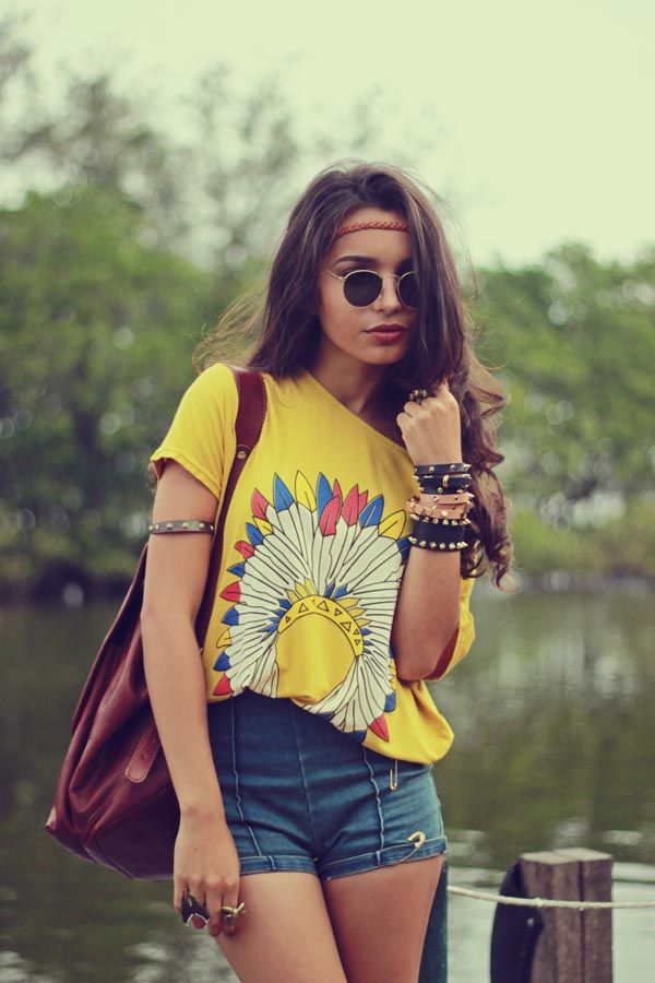 hippie inspired tshirt